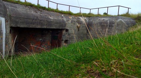 Teil eines Bunkers