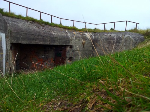 Teil eines Bunkers